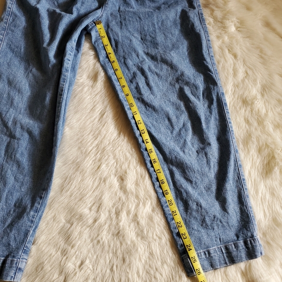 Madewell Pleated Taper Wide Leg Jeans Size 4 - Picture 11 of 11